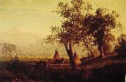 Albert Bierstadt Wind River Mountains Nebraska Territory oil painting picture wholesale
